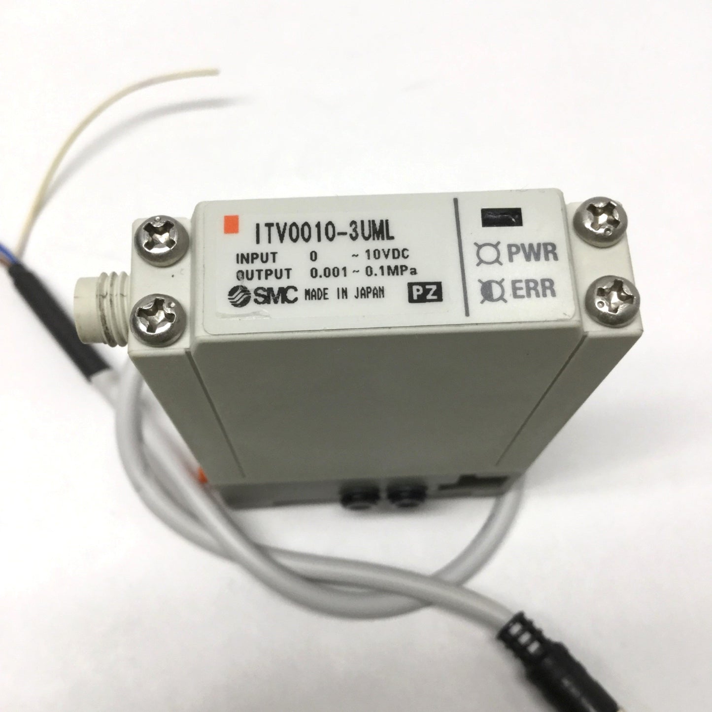 Used SMC ITV0010-3UML Compact Electro-Pneumatic Regulator 24VDC, 0-10V, 0.001-0.1MPa