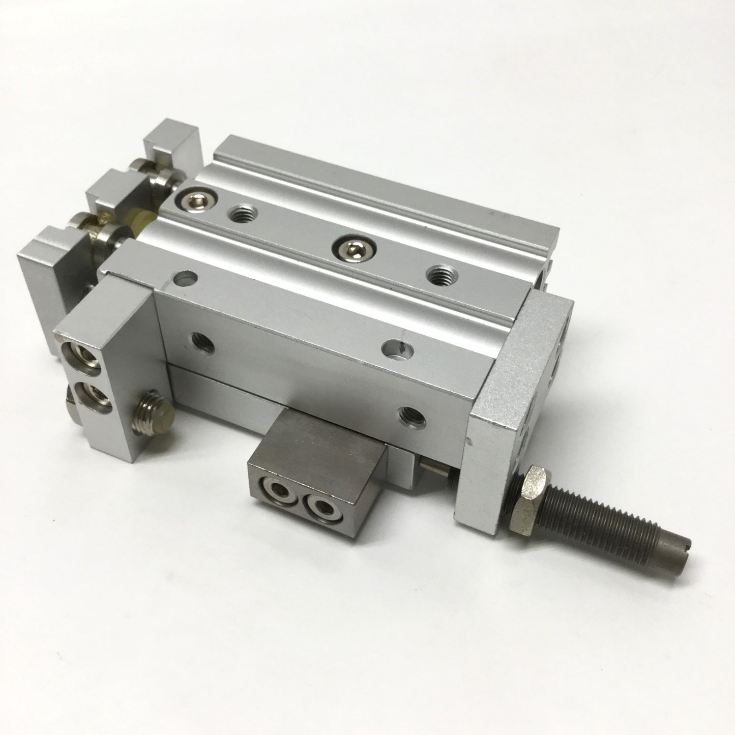 Used SMC MXS12-30ASBT Guided Air Cylinder Slide Table Actuator 12mm Bore, 30mm Stroke