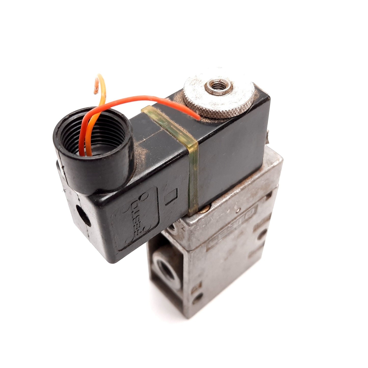Used Festo MFH-3-1/8-S Solenoid Valve, 2-Position 3-Way, -0.95 to 10bar, 24VDC, G1/8