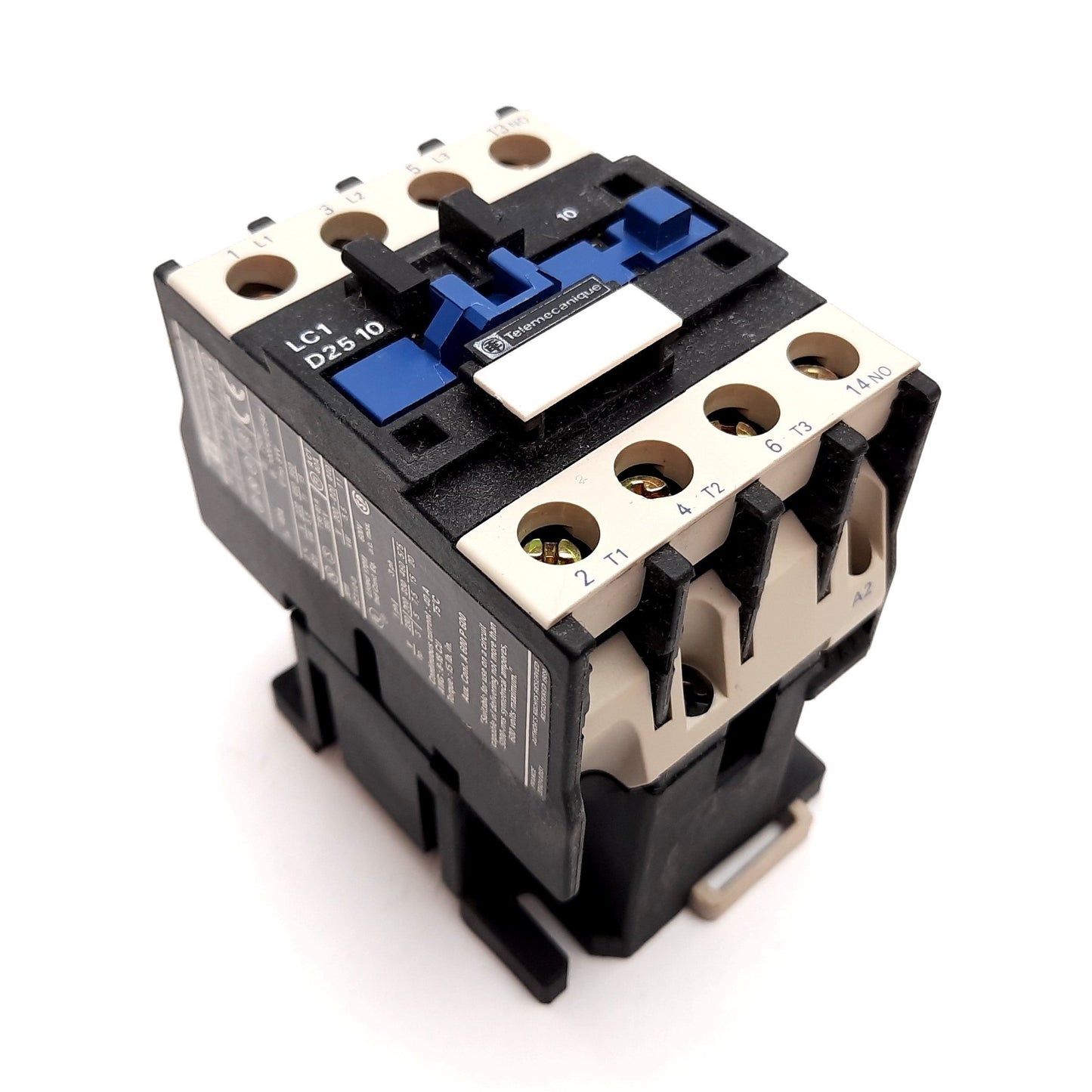 Used Telemecanique LC1D2510 Contactor, 3-Pole 1x N/O Aux, Coil: 110VAC, 600VAC 40A