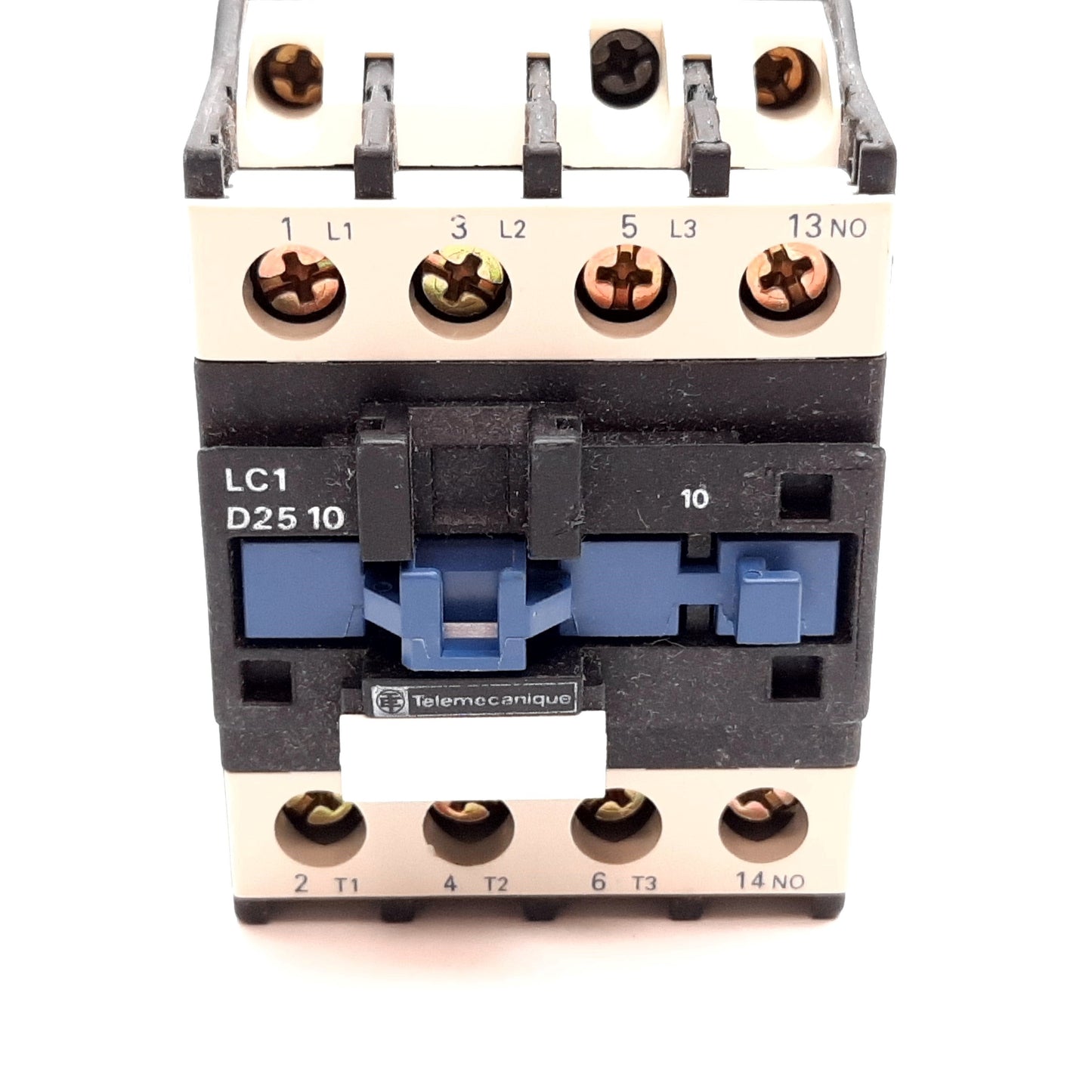 Used Telemecanique LC1D2510 Contactor, 3-Pole 1x N/O Aux, Coil: 110VAC, 600VAC 40A