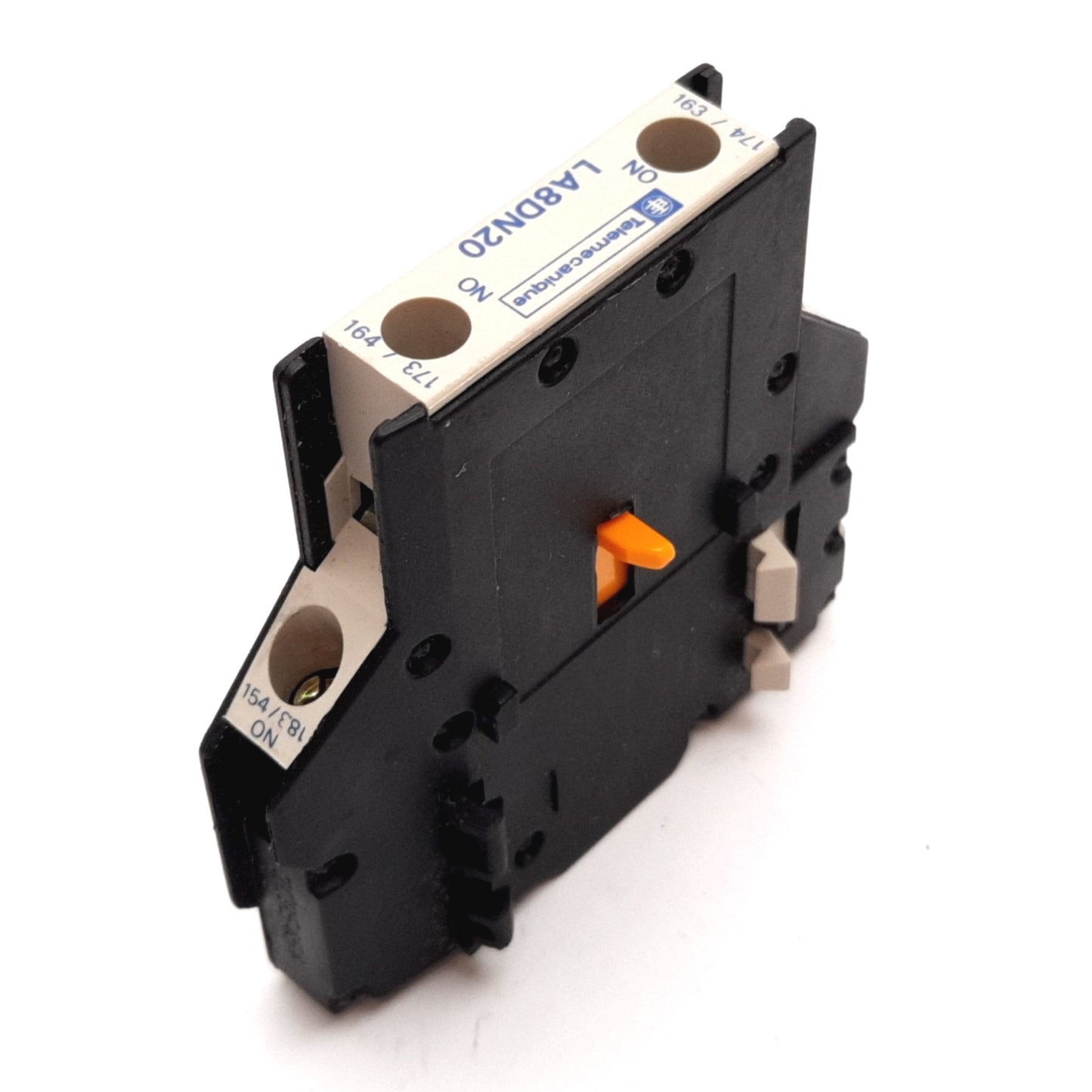 Used Telemecanique LA8DN20 Auxiliary Contact Block, 2x N/O, Rating: 660V 10A