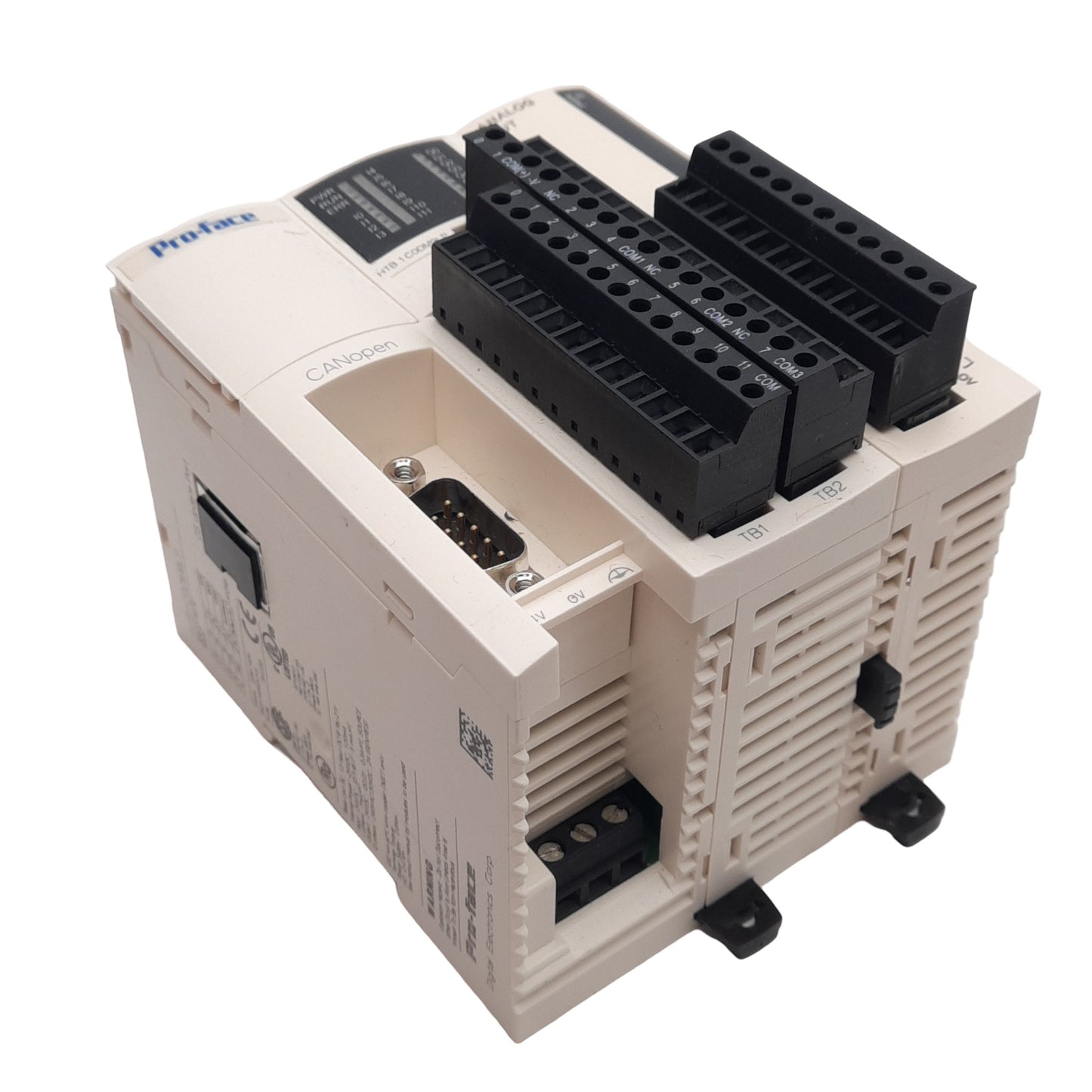 Used Pro-Face HTB1C0DM9LP CANopen Slave Hybrid Terminal Unit, Digital I/O 12 In/8 Out