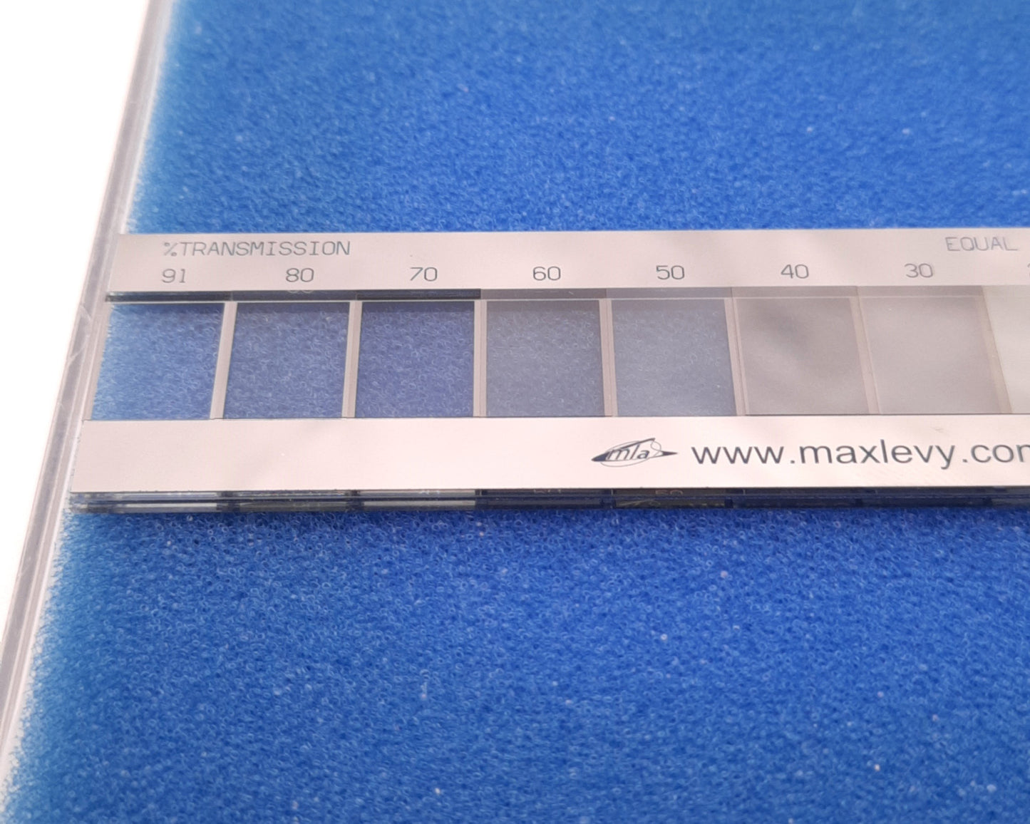 Used Max Levy Autograph DA065 Target Grey-Scale EQ Trans OD 0.4 - 3.0 / 0.1-90%