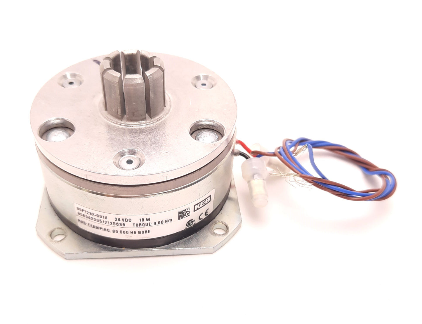 Used KEB Automation 06.P1.200-24F Permanent Magnet Brake 15/32" to 1-1/4" Bore
