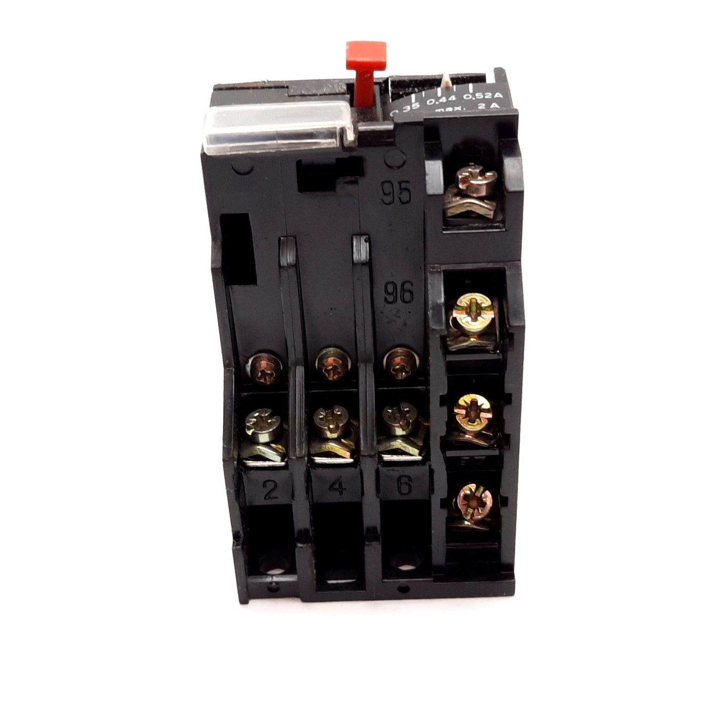 Used ABB T16DM Adjustable Overload Relay, Range: 0.35-0.52A, Rating: 660VAC