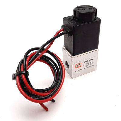 Used Clippard MME-2PDS Maximatic 2-Way Solenoid Valve, 24VDC, 0-115psig, 1/8" NPT