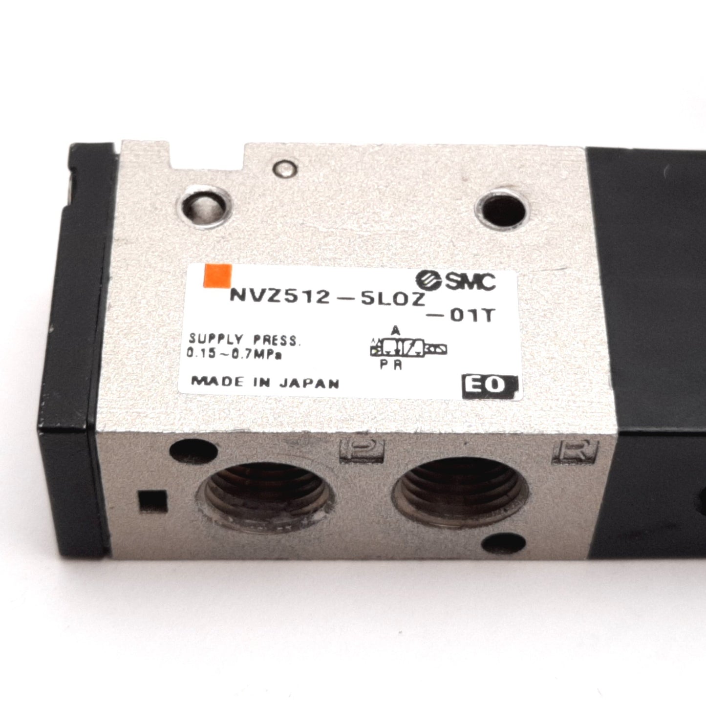 Used SMC NVZ512-5LOZ-01T Solenoid Valve, 2-Position 3-Port, 24VDC, 0.15-0.7MPa