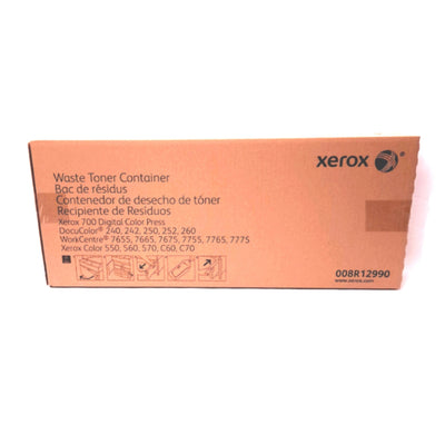New Xerox 008R12990 Genuine Waste Toner Bottle WorkCentre 7755/7765/7775, 50,000