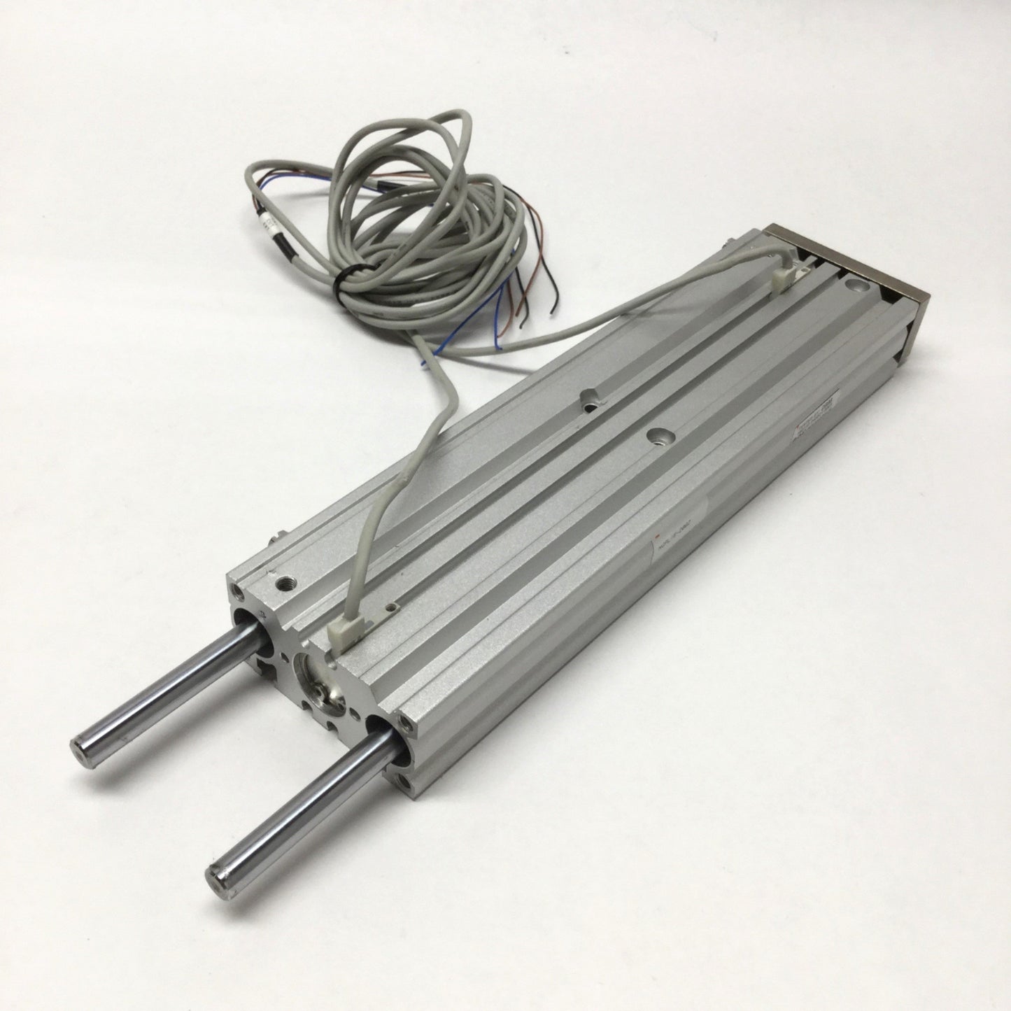 Used SMC MGPL16-200Z Compact Ball Guide Cylinder 16mm Bore, 200mm Stroke w/Switches