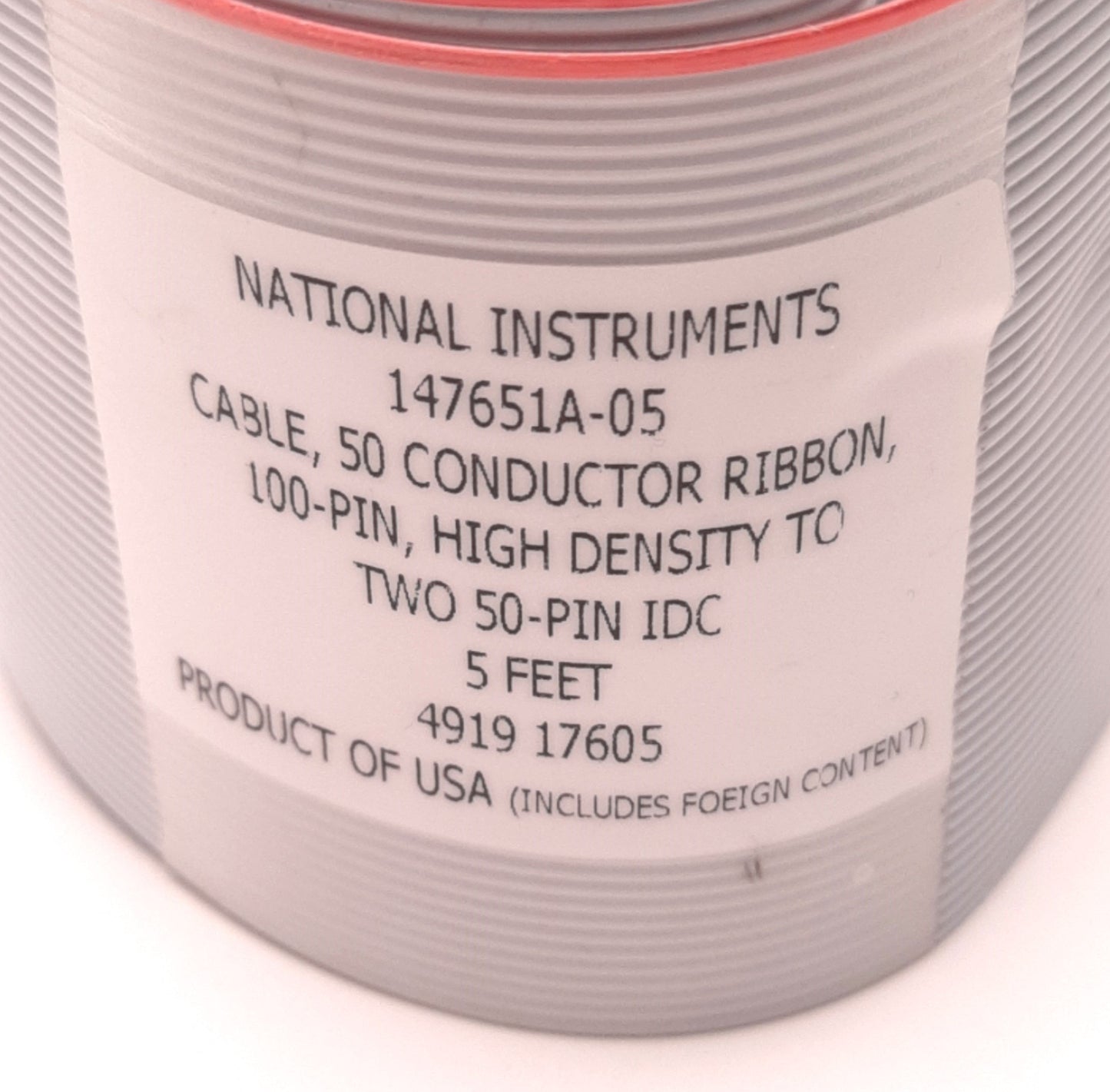 Used National Instruments 147651A-05 High Density 100pin to Two 50-Pin IDC Ribbon 5Ft