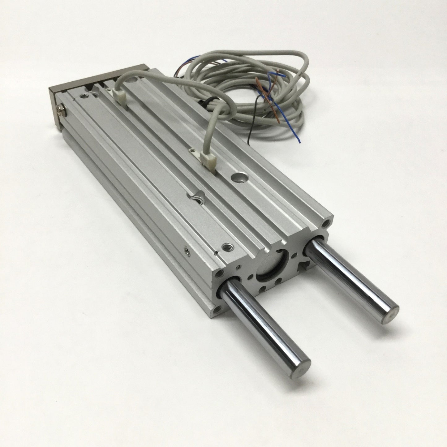 Used SMC MGPM16-125Z Compact Guide Cylinder 16mm Bore, 125mm Stroke w/Auto Switches