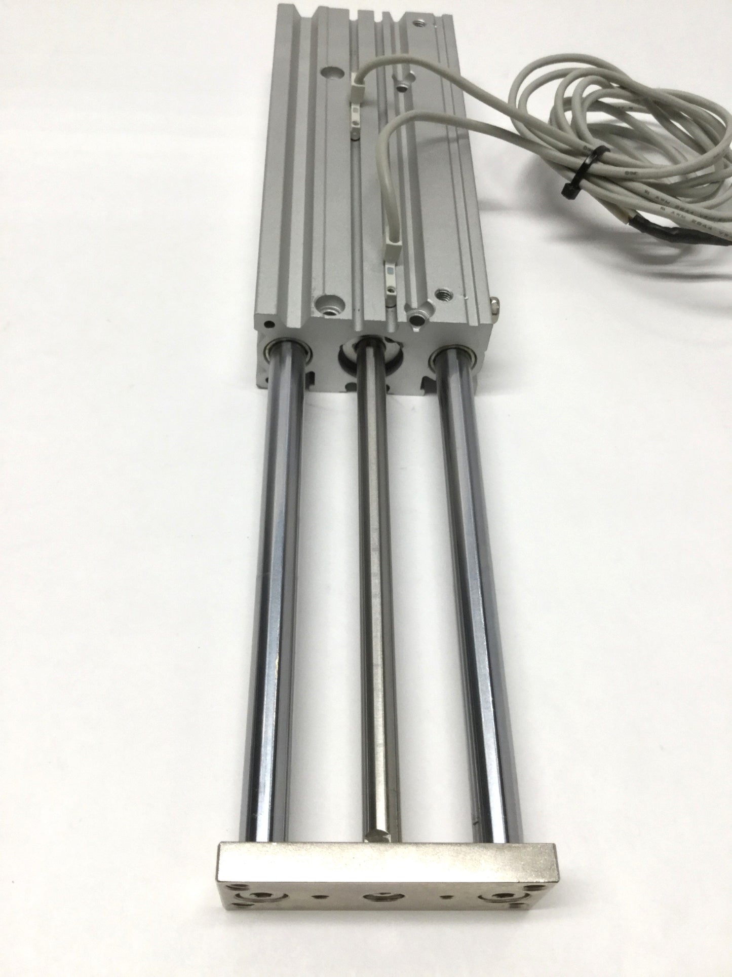 Used SMC MGPM16-125Z Compact Guide Cylinder 16mm Bore, 125mm Stroke w/Auto Switches