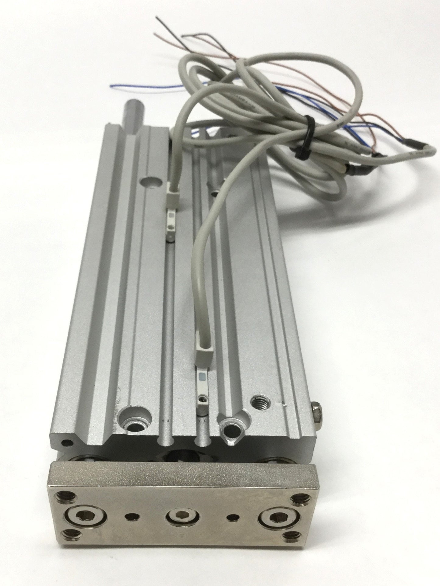Used SMC MGPM16-125Z Compact Guide Cylinder 16mm Bore, 125mm Stroke w/Auto Switches