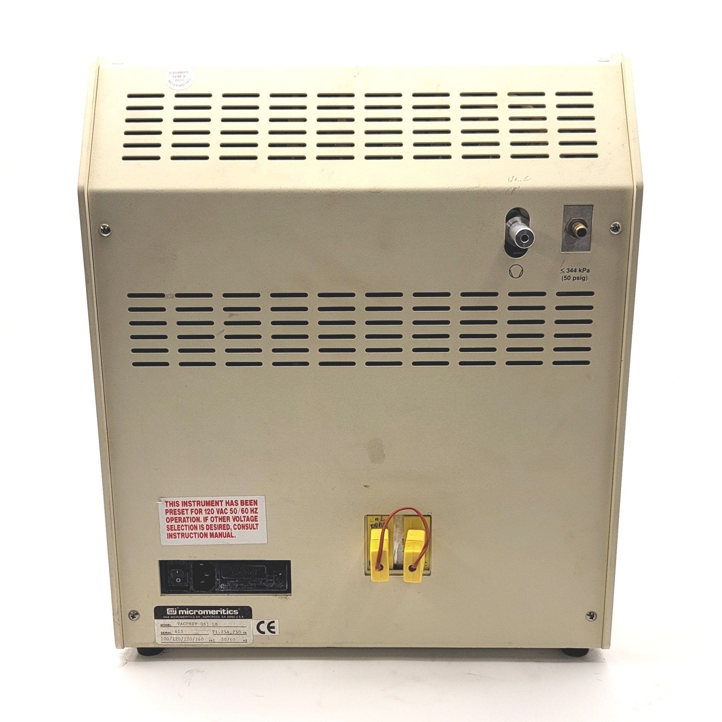 Used Micromeritics VACPREP 061 LB Sample Degasser 6-Station, 100-240VAC