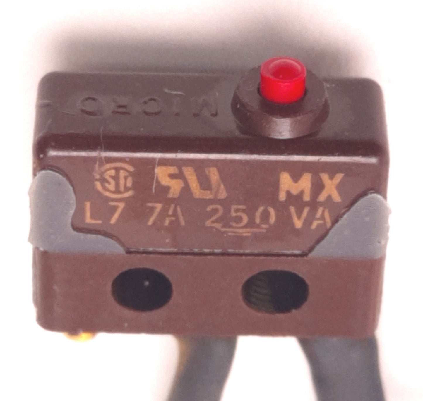 Used Lot of 2 Honeywell 1SX48-T Snap Action Switch SPDT 7 Amp Max 250v AC, 28v DC
