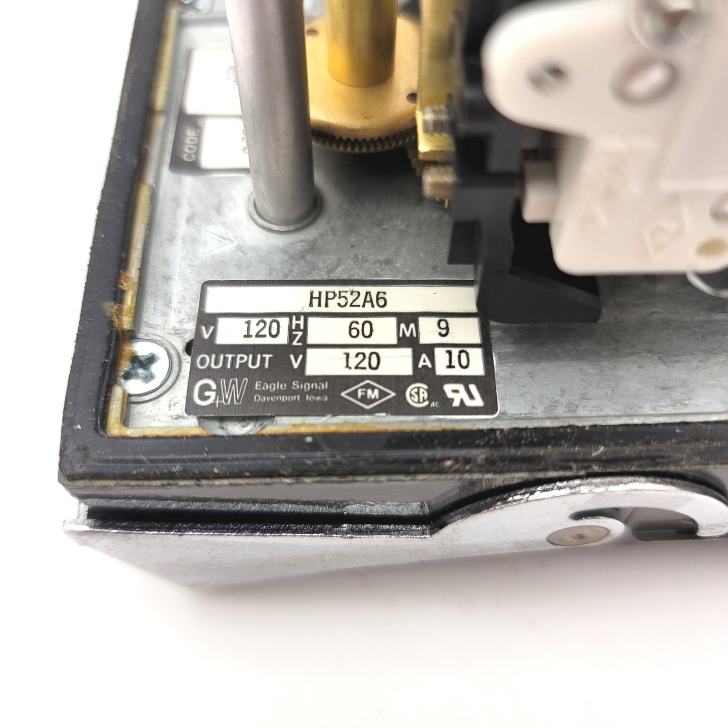 Used Eagle Signal HP52A6 Cycl-Flex Analog Single Preset Timer 0-150 Sec, 10A, 120VAC