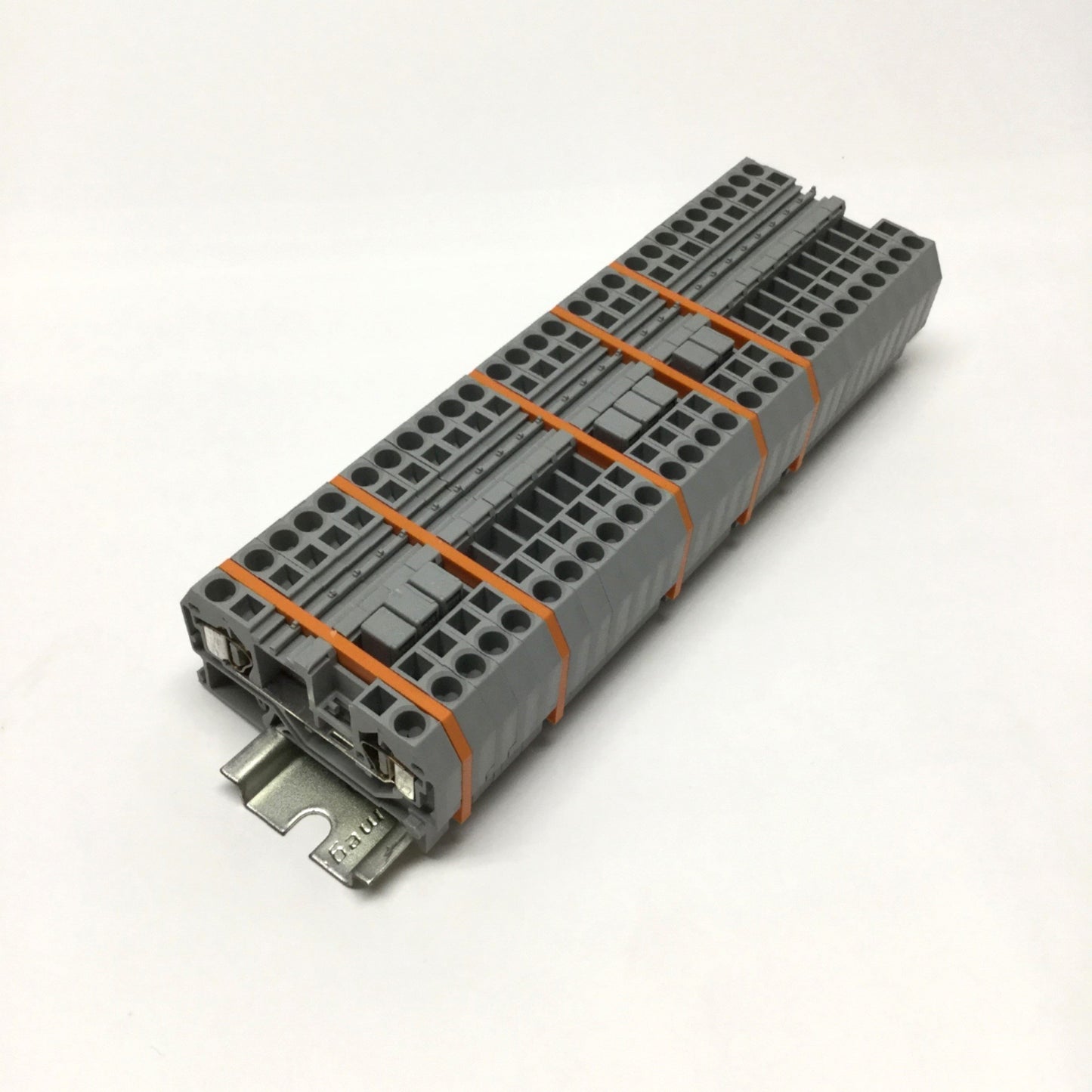 Used Lot of 27 Wago 281-901 Feed-Through Terminal Blocks 28-12AWG Cage-Clamp 800V 32A