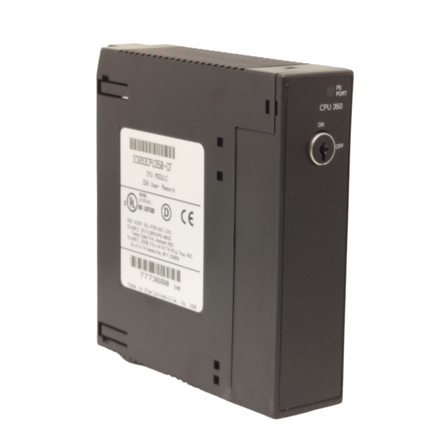 Used GE Fanuc IC693CPU350-CF Series 90-30 PLC CPU Module 32K User Memory
