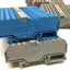 Used Lot of 40 Wago 281-652/654 Feed-Through Terminal Blocks Cage-Clamp 800V 26A
