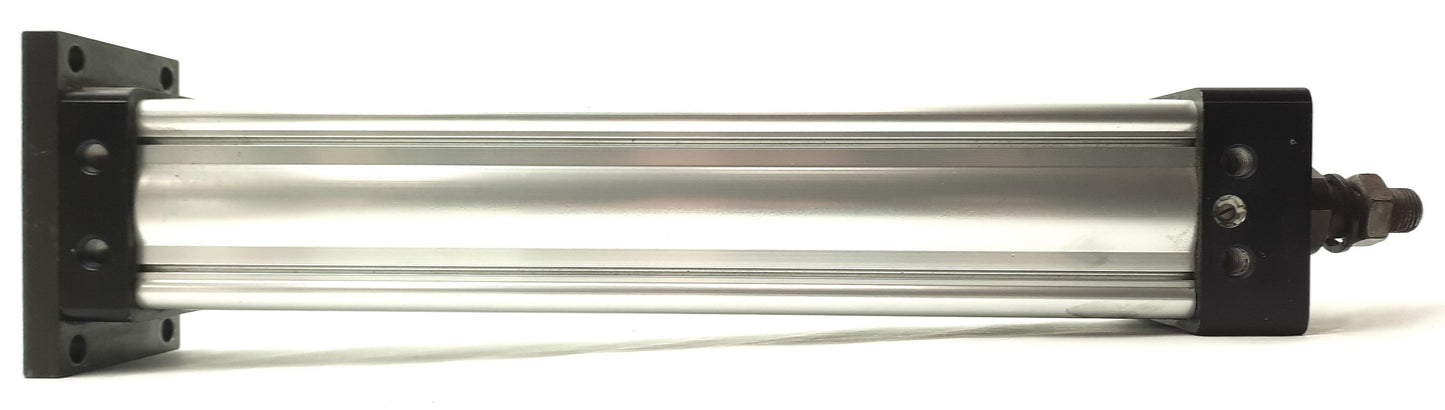 Used Sencorp 30-306-55116-0200 Pneumatic Cylinder 15" Stroke 3" Bore 1/2"NPT 250PSI