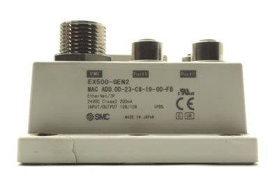 Used SMC EX500-GEN2 Valve Manifold Serial Gateway Unit EtherNet/IP 128-Point I/O 24V