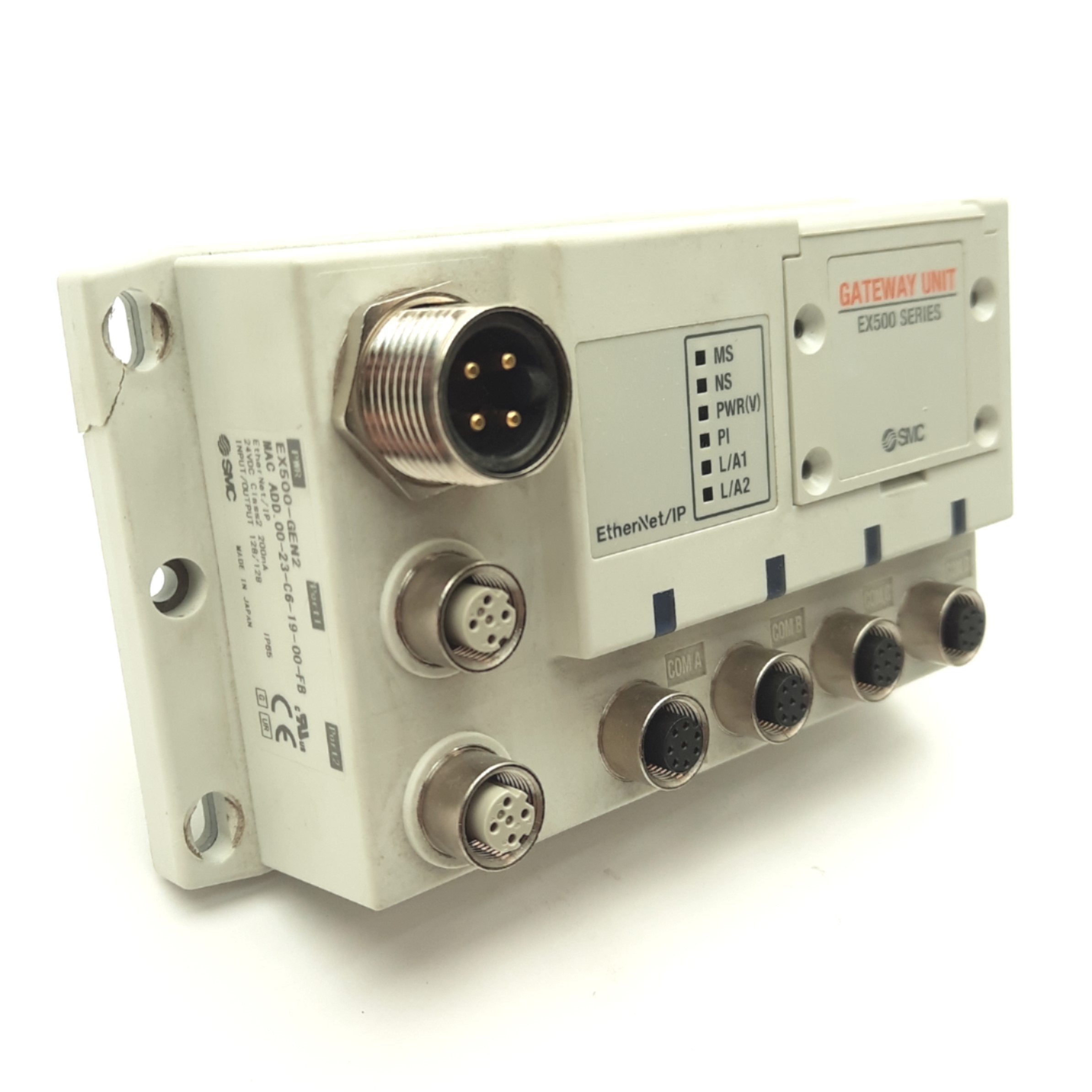 Smc Ex Module SMC EX500-GEN2 Valve Manifold Serial Gateway Unit EtherNet/IP 128-Poin ...