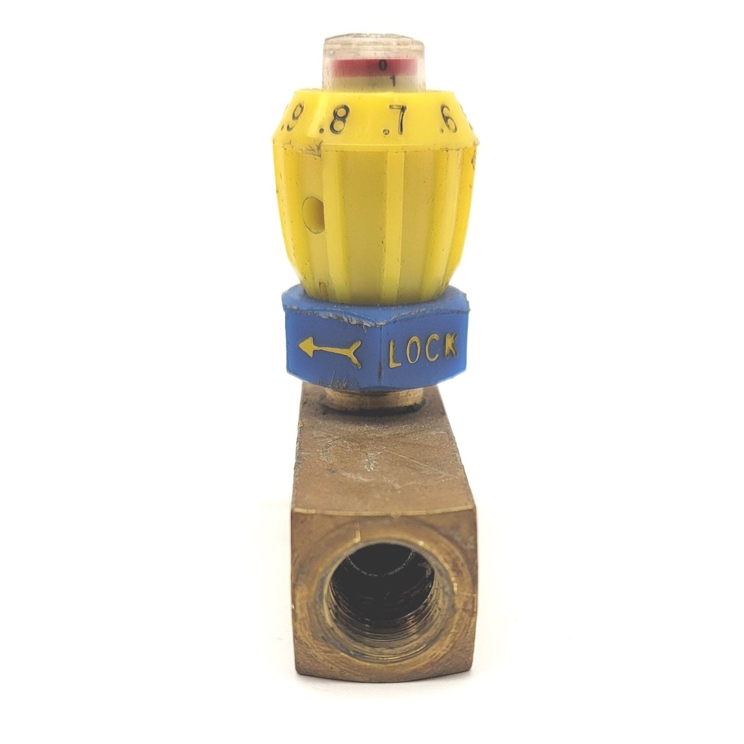 Used DELTROL EFL 20 B Easy Read Flow Controller 1/4"NPT, 2000psi Max, 6gpm