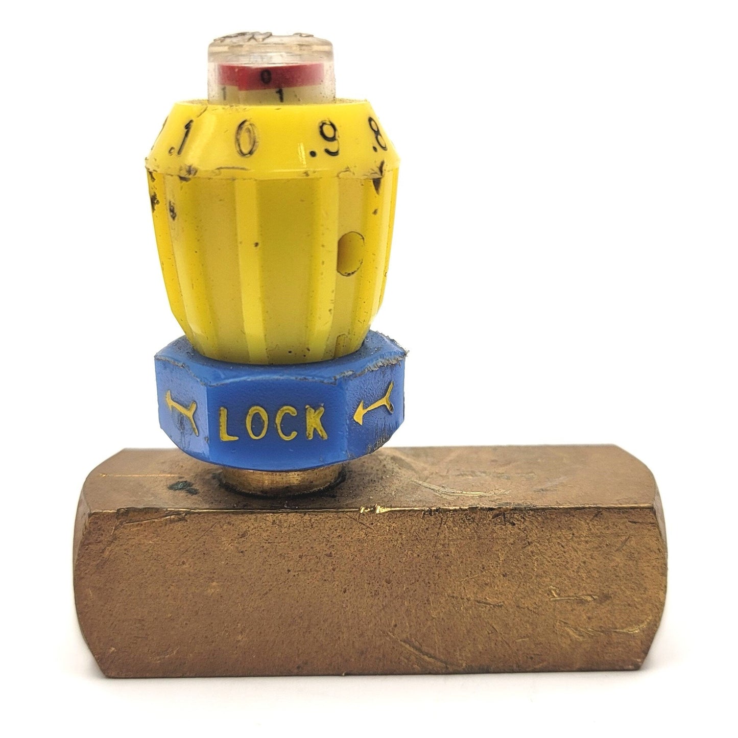Used DELTROL EFL 20 B Easy Read Flow Controller 1/4"NPT, 2000psi Max, 6gpm