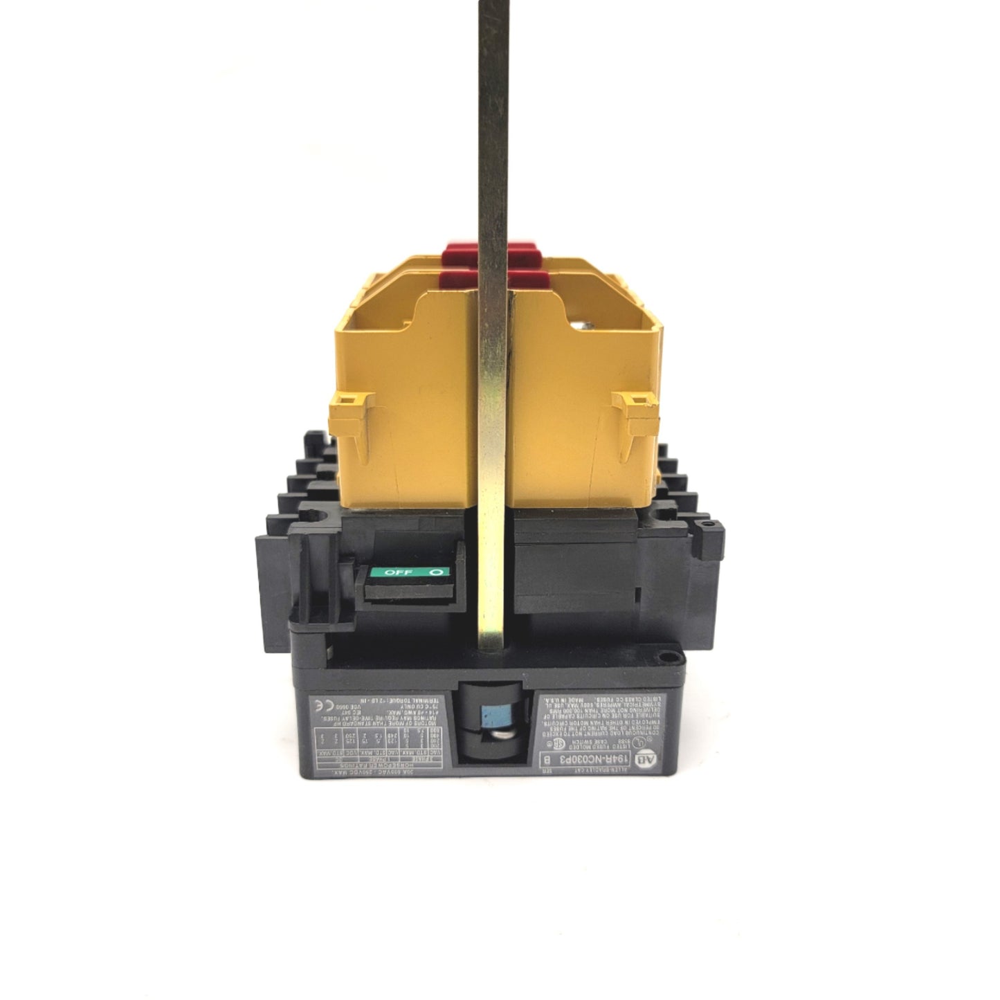 Used Allen Bradley 194R-NC030P3 Ser B Disconnect Switch, 3-Pole, 30A, 250VDC 600VAC