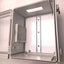 Used Hoffman A12106PHCW Enclosure w/ Exhaust & Window 12" x 10" x 6.38" *Two Holes*