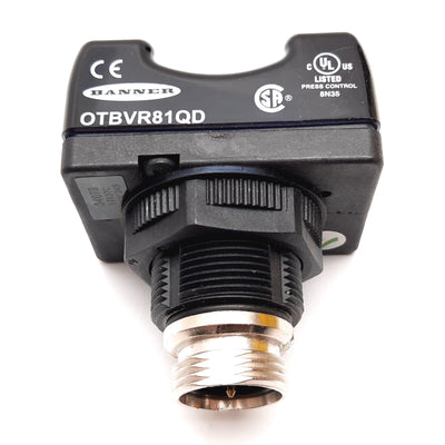 Used Banner OTBVR81QD Momentary Action Optical Touch Button Switch 20-30V AC/DC, SPDT