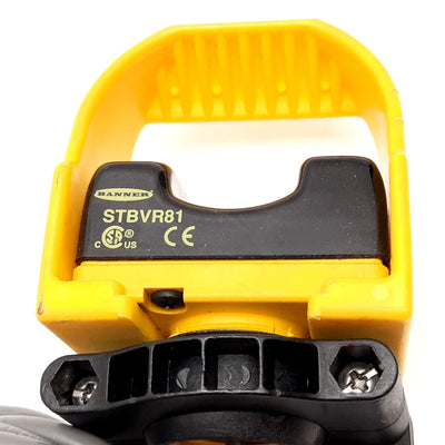 Used Banner STBVR81 Optical Touch Button Switch, Self-Checking, 20-30VAC/DC w/Guard