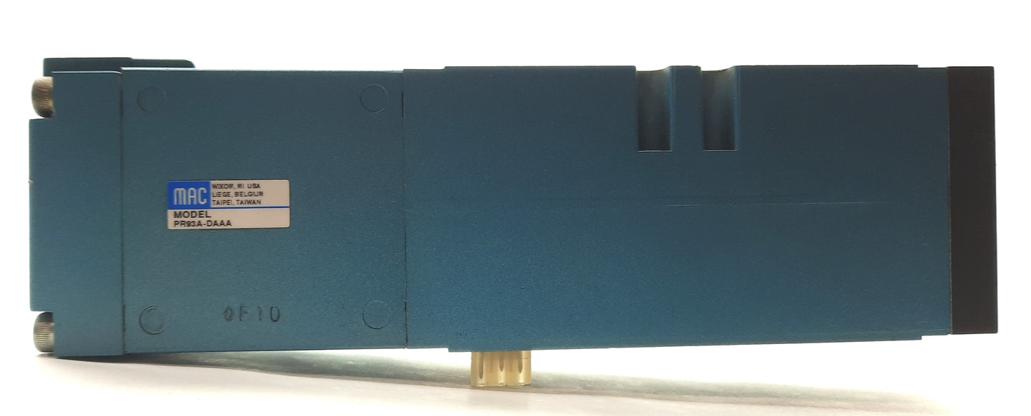 Used MAC Valves PR93A-DAAA Sandwich Pressure Regulator, 0-120PSI, 1/8"NPT