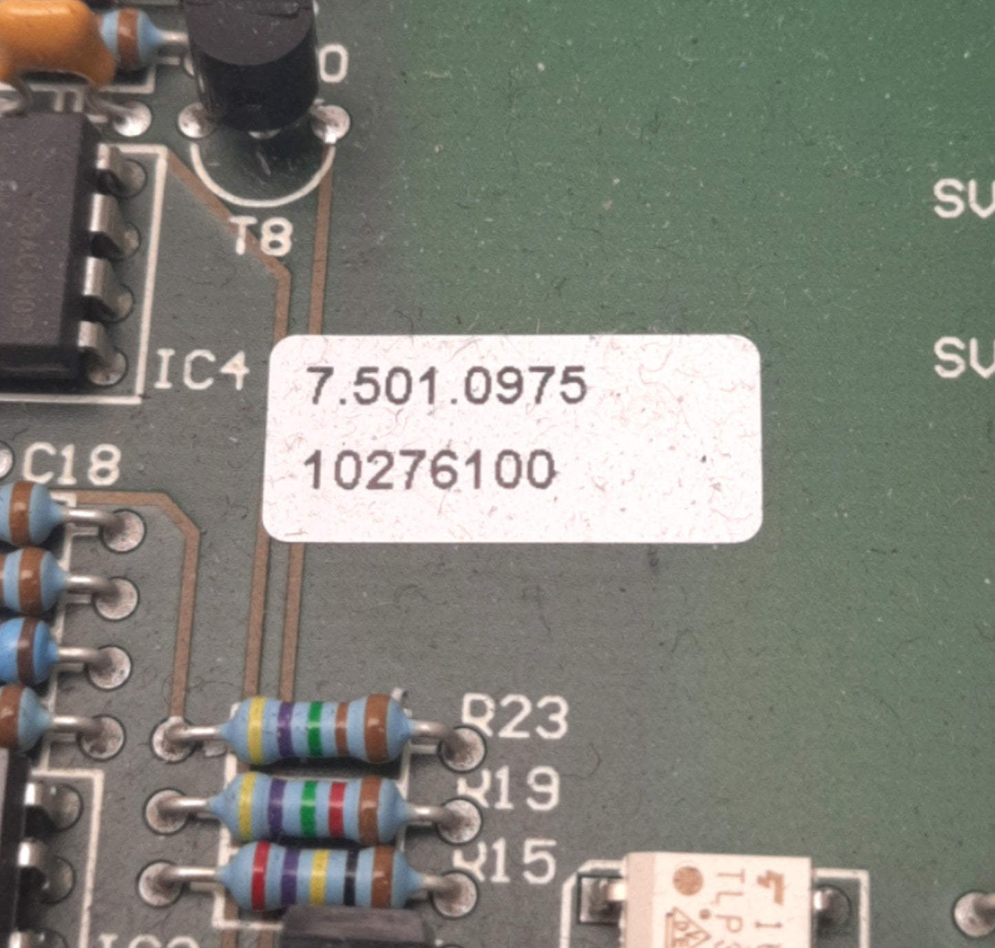 Used Julabo 7.501.0975 Power Supply Board For Julabo FL601 Recirculating Cooler