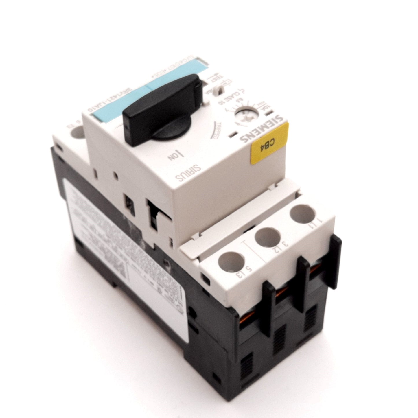Used Siemens 3RV1421-1JA10 Motor Protection Circuit Breaker, 3-Pole, 7-10A, 690VAC