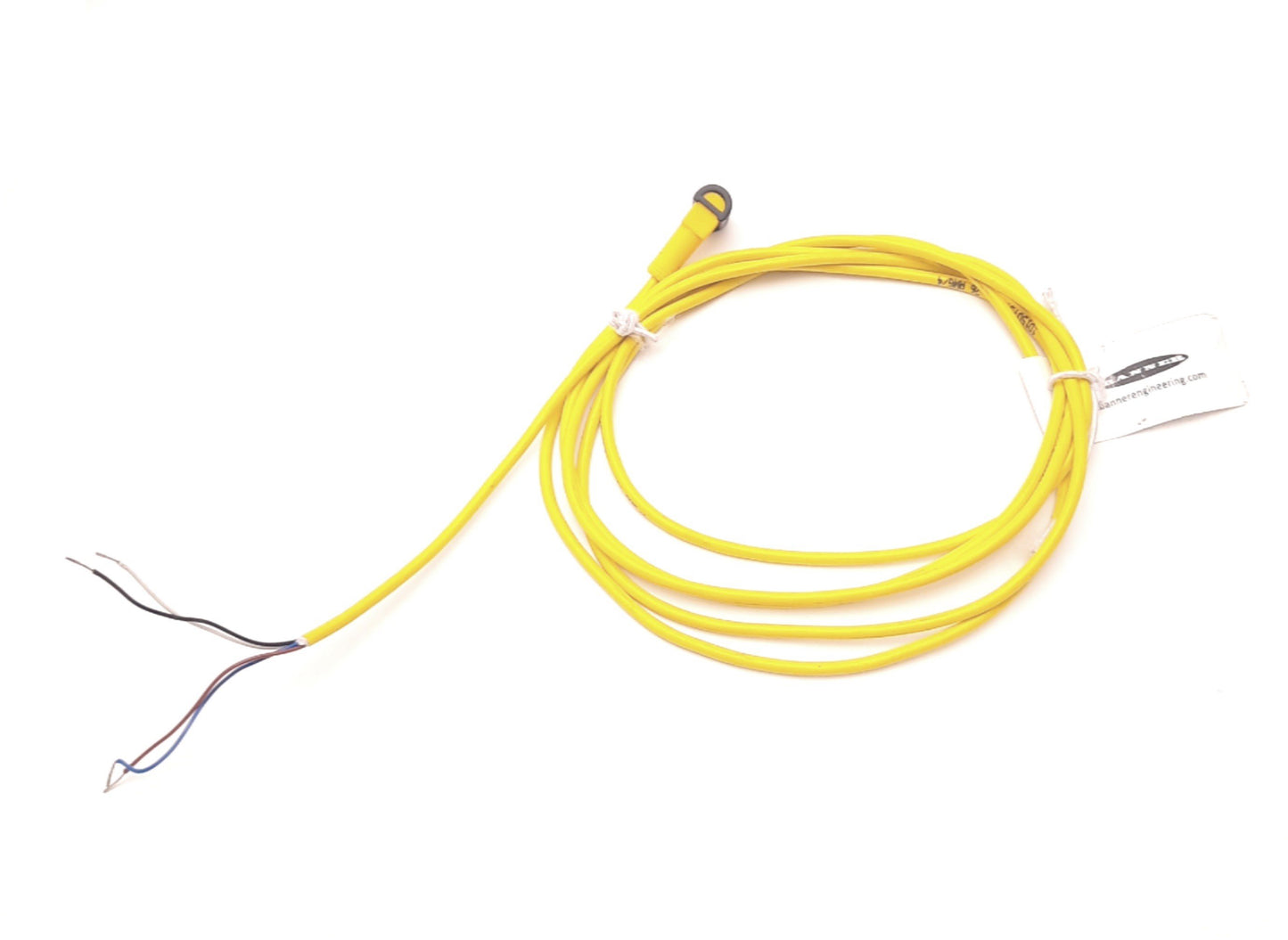 New – Open box Banner Engineering PKW4Z-2 34462 Cordset Female 90° 4 Pin M8, 2 Meter Length