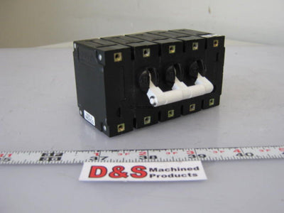 Used Airpax IUG60000-29079-2 4 30A Breakers @ 250VAC & 1 500mA Breaker @ 80VDC