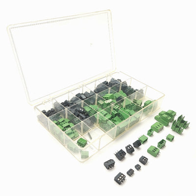 New – Open box Lot of Through Hole PCB Screw Terminal/Receptacle Blocks 2-3 Pin Various Pitch