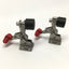 Used Lot of 2 Destaco 305-USS Stainless Horizontal Hold Down Clamp Flanged Base U-Bar