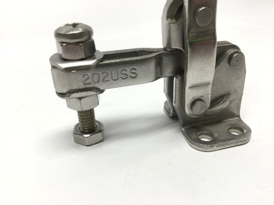 Used De-Sta-Co 202-USS Stainless Horizontal Hold Down Toggle Locking Clamp U-Bar