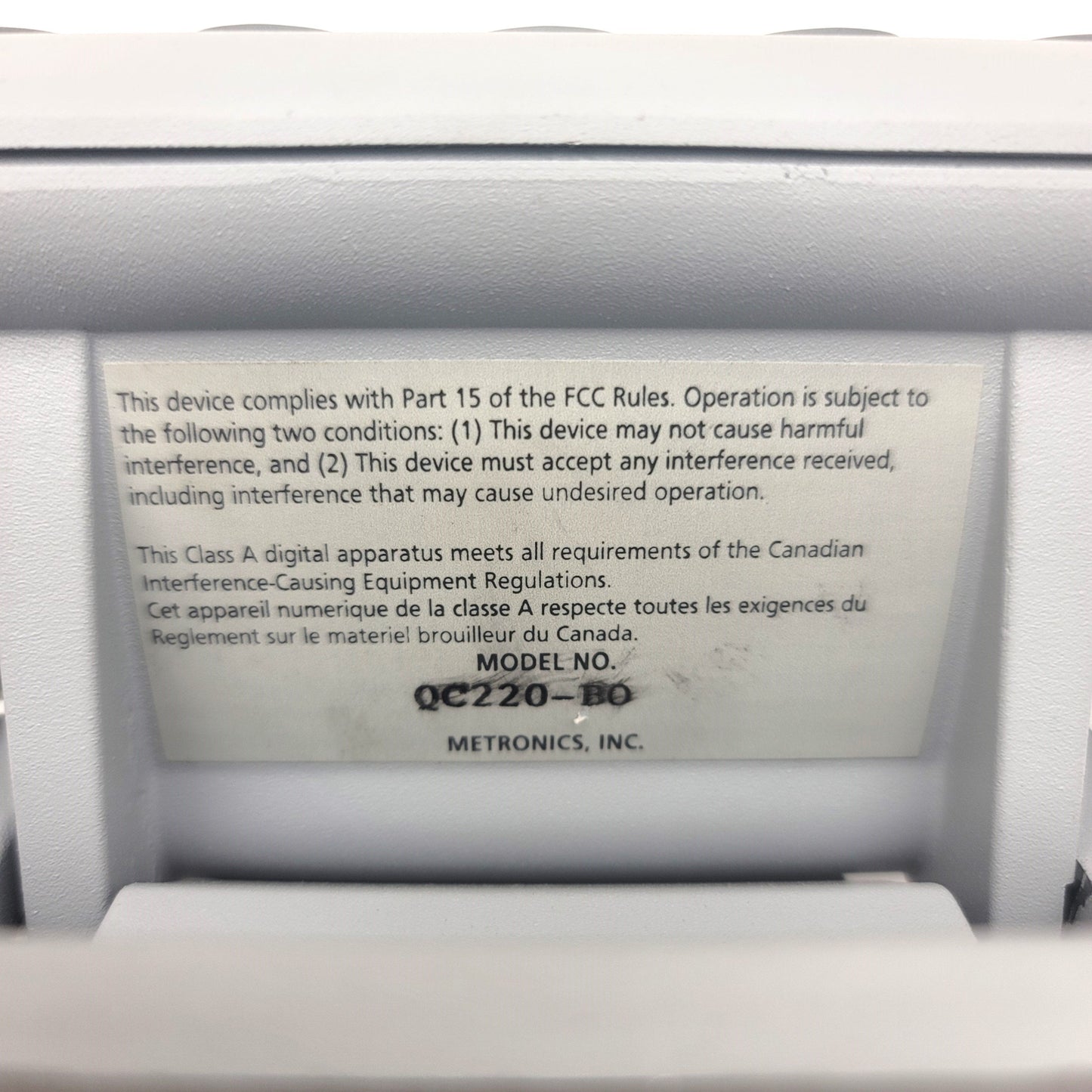 Used Metronics QC220-BO Quadra-Chek 200 Digital Read Out, 2-Axis, 9-Digit, 85-264VAC