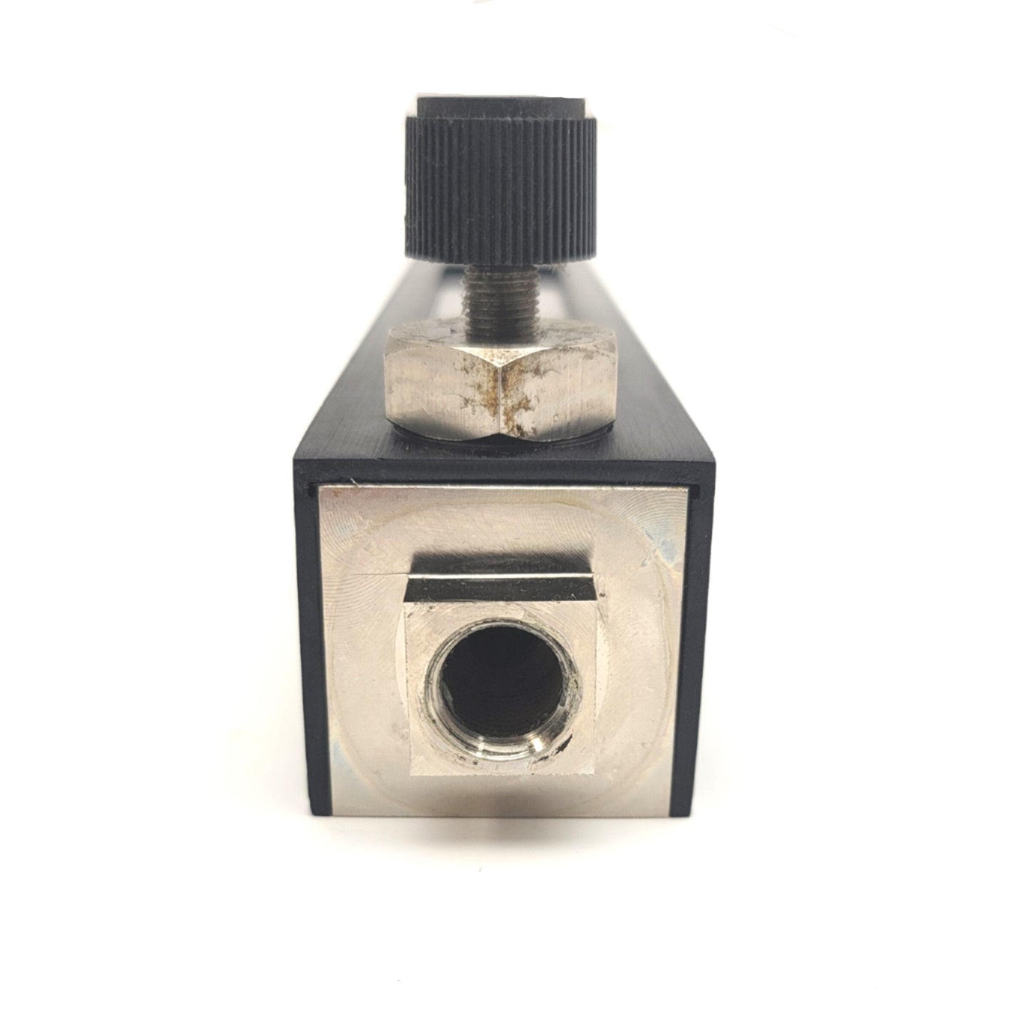 Used Cole Parmer VMRI-010030 2-Scale Valved Flow Meter For Air Or Water 5SCFM/1GPM