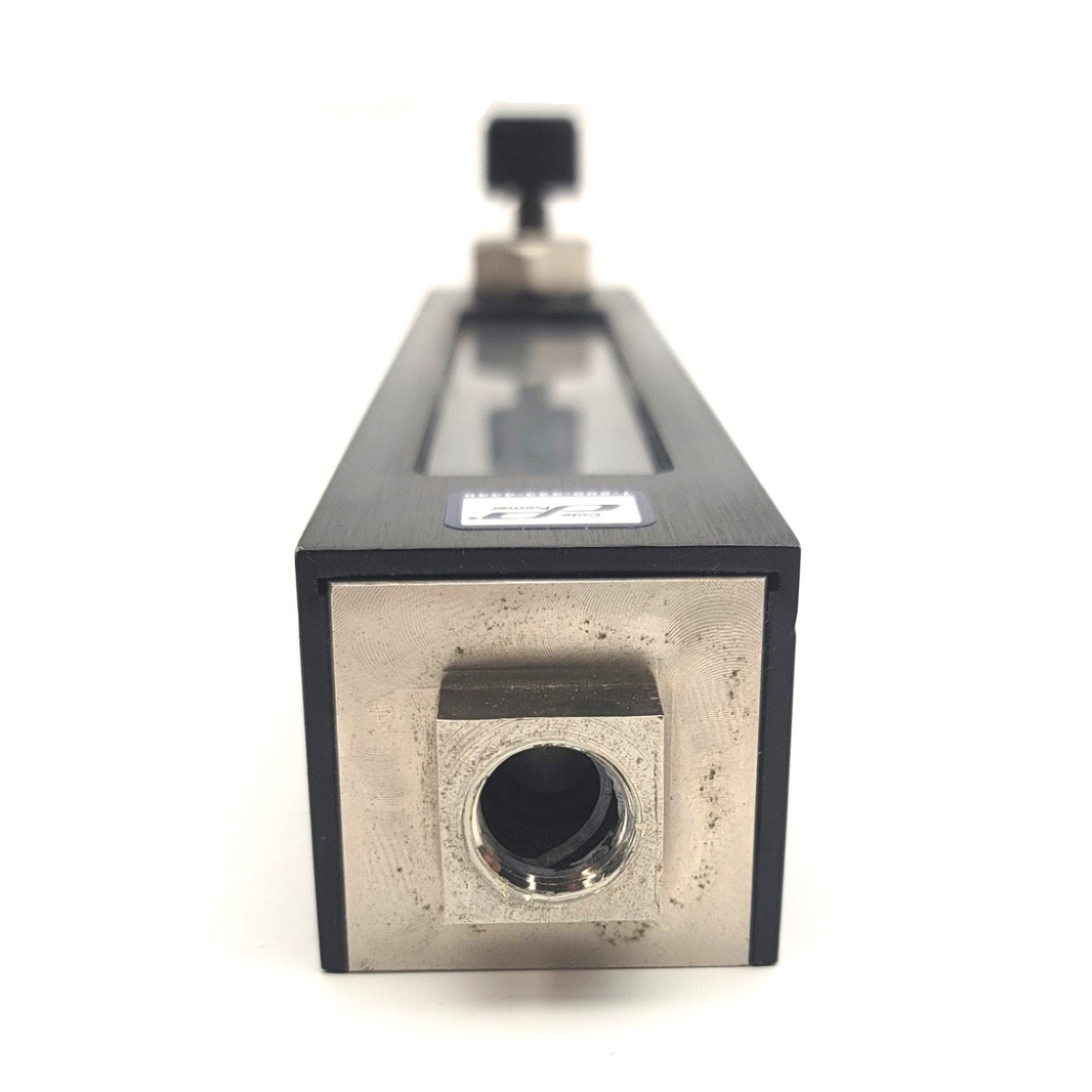 Used Cole Parmer VMRI-010030 2-Scale Valved Flow Meter For Air Or Water 5SCFM/1GPM