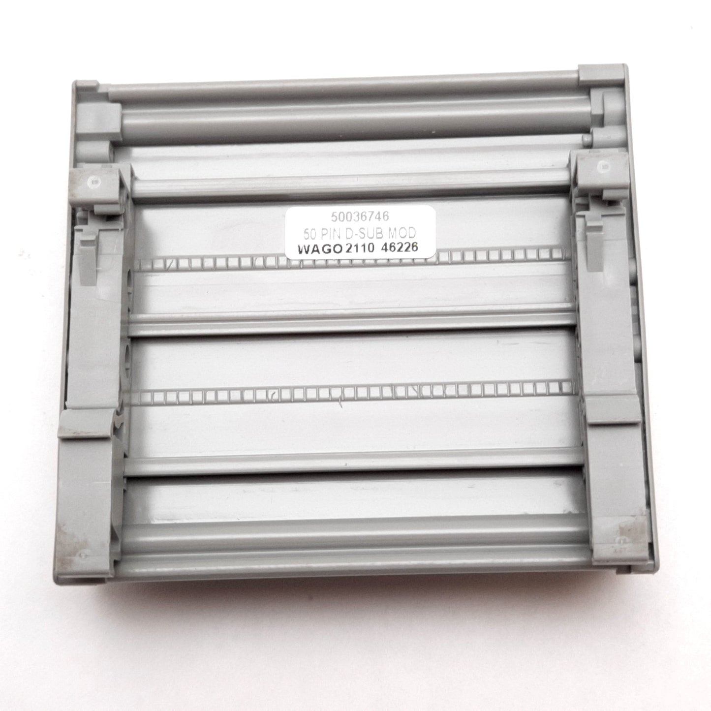 Used Wago 50036746 Breakout Board, 50-Pin D-Sub Male to Spring Clamp Terminals