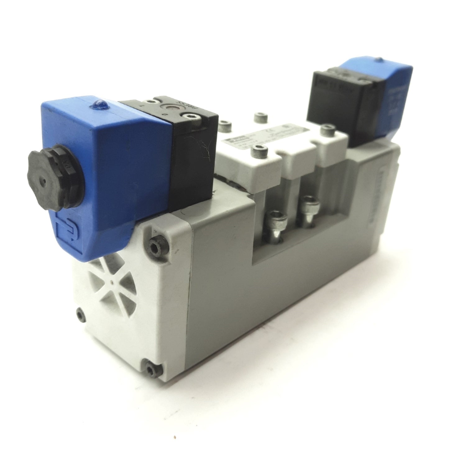 Used Parker H25VXBG0B9D Double Solenoid Valve, 4-Way 3-Position, 3Cv, 145PSI, 24VDC