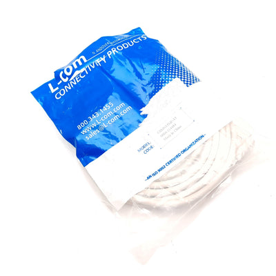 New – Open box L-Com CSMN15MF-15 Molded D-Sub Cable, DB15 Male to Female, Length: 15ft