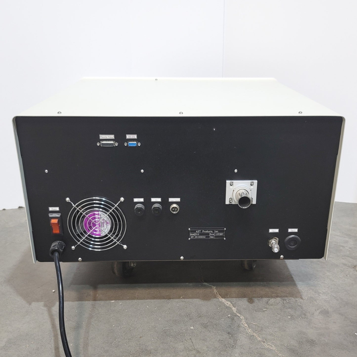 Used AST Products PJ-II Bench Top Plasma Surface Treatment System 300W, 110VAC 15A
