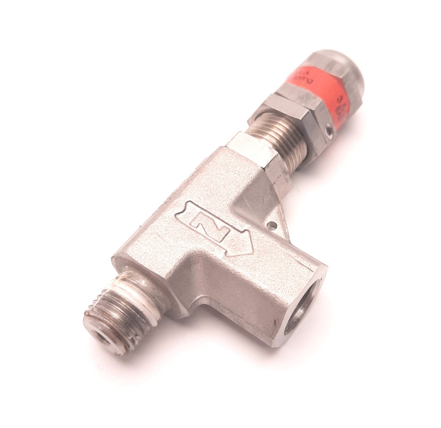 Used Swagelok SS-4R3AS Relief Valve 50 to 350 Psig Set Pressure Blue, 1/4" NPT