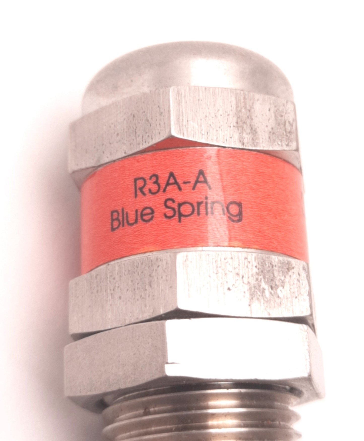 Used Swagelok SS-4R3AS Relief Valve 50 to 350 Psig Set Pressure Blue, 1/4" NPT